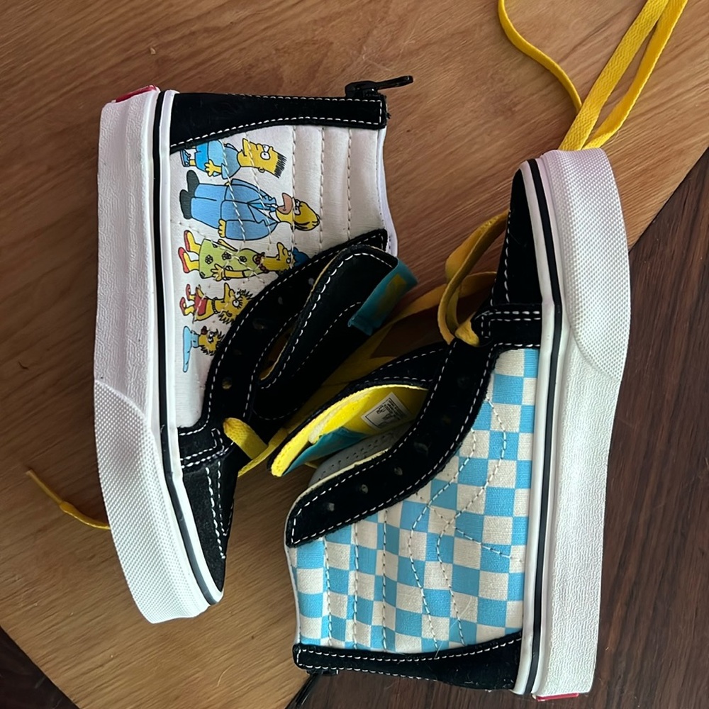 Simpsons Vans kids shoes